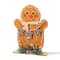 Glitzhome; Glitzhome® 24" Wood Gingerbread Man Porch Décor; Category:Outdoor Christmas Decorations; Image:2